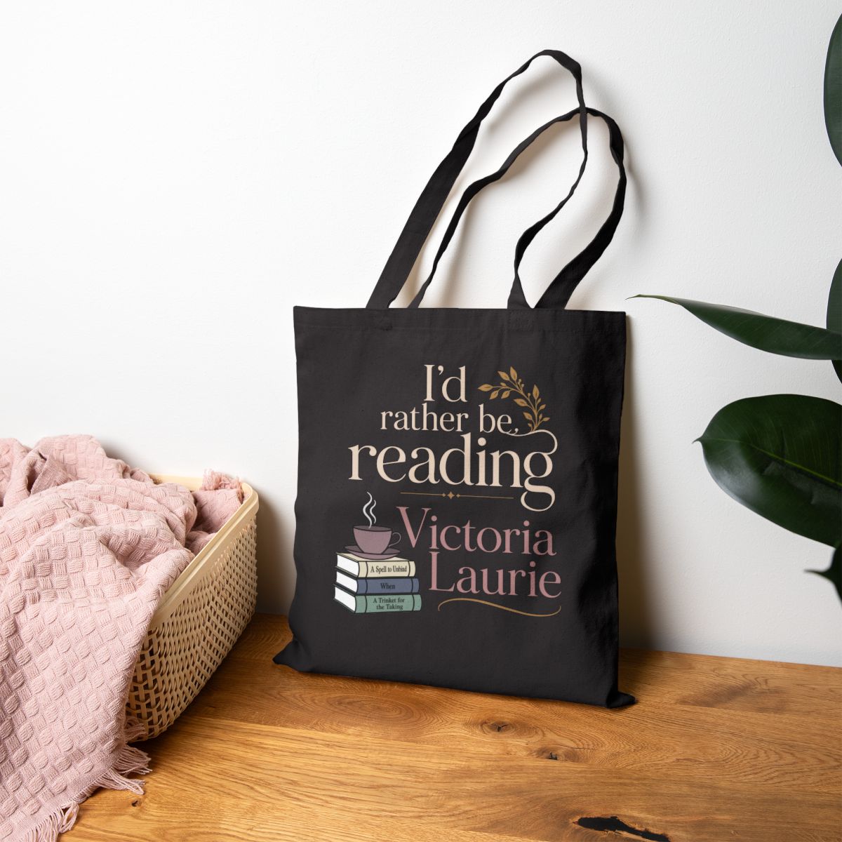 "I'd Rather Be Reading" Tote